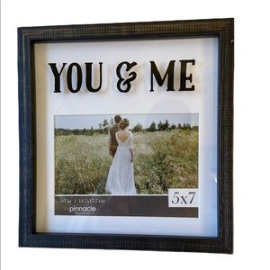 5x7 you and me frame - wedding or couples gift
